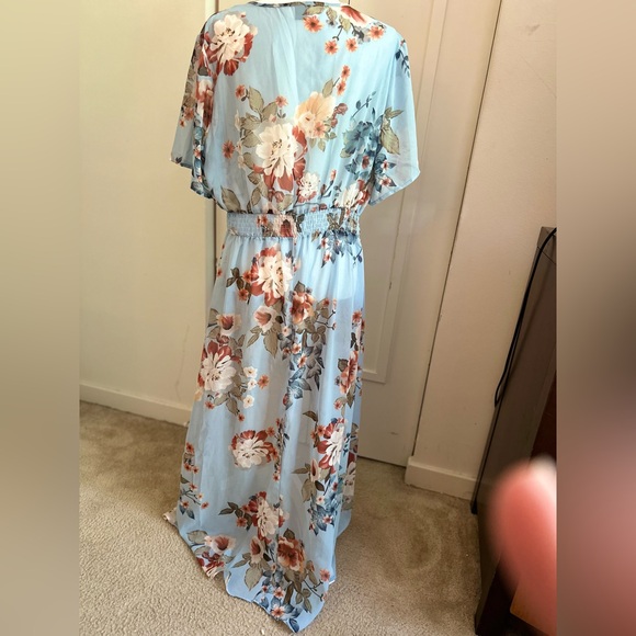 Sheer cover up with a floral print,  XL, NWOT - Picture 8 of 10